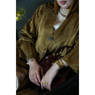 عباية فيسكوز- Golden Olive