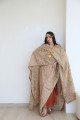 Kashmiri bisht in beige