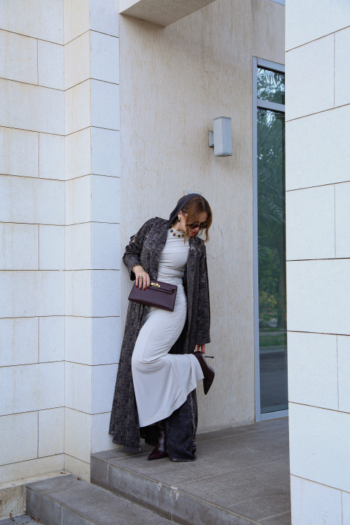 عباية رخامية - Marble Grey