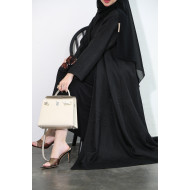Patterned practical abaya