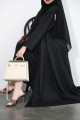 Patterned practical abaya