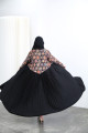 Black embellished abaya