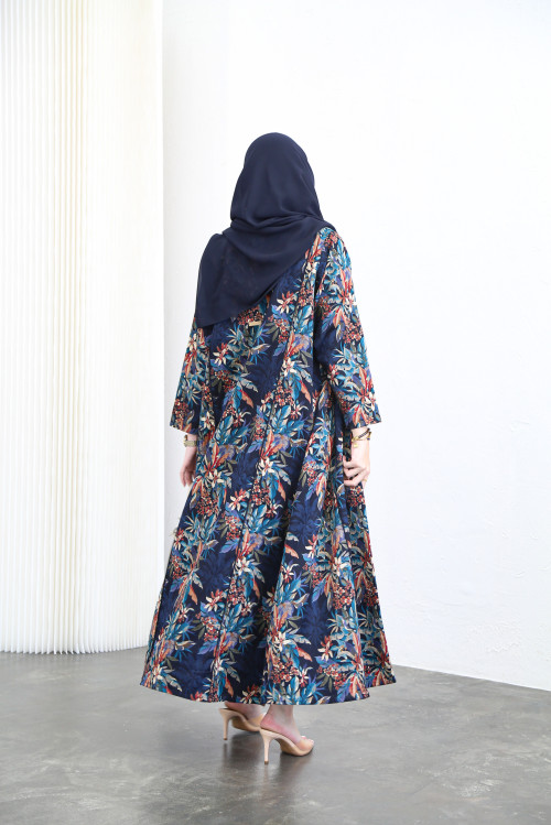 Narcissus Abaya - Navy