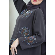 عباية داليا - رمادي