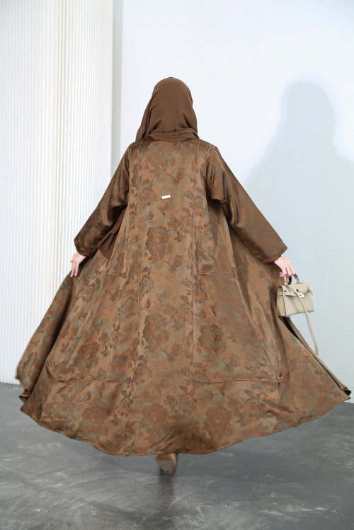 Viscose Abaya - Cooper
