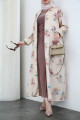 Camellia flower abaya