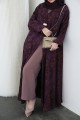 Viscose abaya - purple