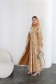 Square Abaya - Caramel