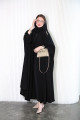Wide practical abaya