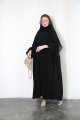 Wide practical abaya