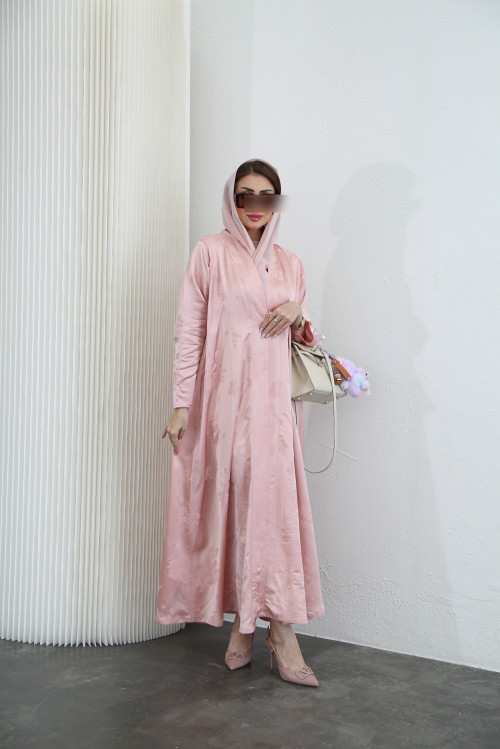 Floral viscose abaya