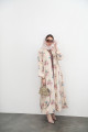 Camellia flower abaya