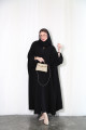 Wide practical abaya