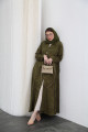 Viscose Abaya - Olive Green