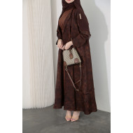 عباية فيسكوز - Vintage Mahogany