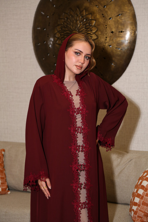 دانتيل- Maroon