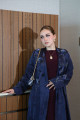 عباية فيسكوز-  Navy Floral