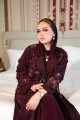 عباية فيسكوز -Dark Plum 