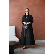 Patterned practical abaya