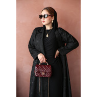 Patterned practical abaya
