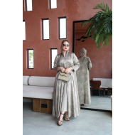 Shiny viscose abaya
