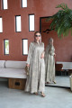 Shiny viscose abaya