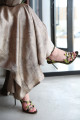 Shiny viscose abaya