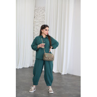 Turquoise crepe set