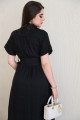 Black midi dress