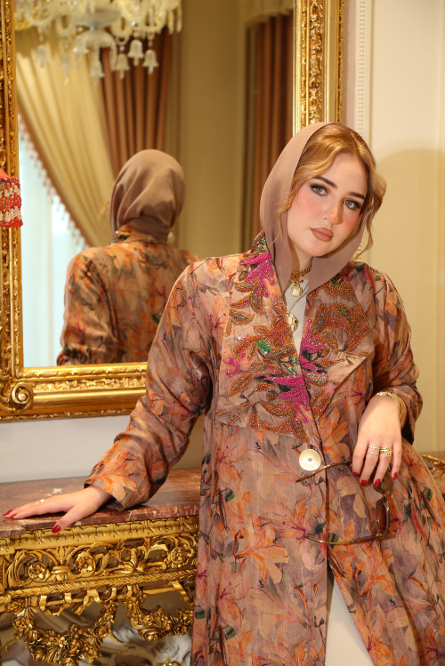 ليوسيل - Orange floral
