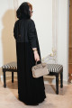 عباية جاكارد منقوشة - Jacquard Black 