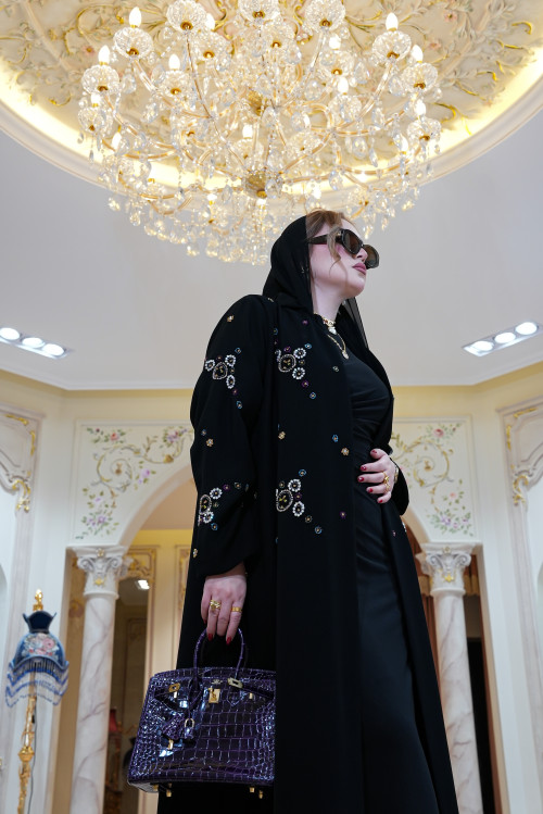 عبايه شك فاخرة- Black 