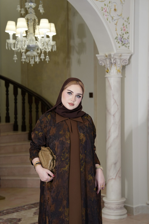 عباية فيسكوز كوبرو - Amber
