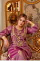 دراعة بعقود ذهبية – Royal Mauve