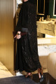 Occasion abaya incorporating luxurious materials
