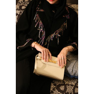 Luxurious black blazer abaya