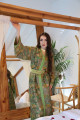 Pistachio green kaftan