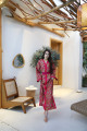 Fuchsia kaftan