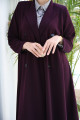 Practical eggplant abaya