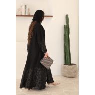 Abaya with French lace