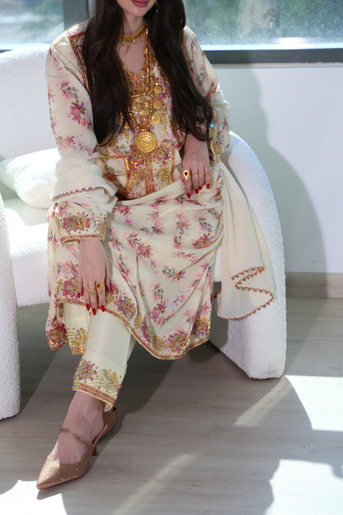 Traditional Balochi dress with trousers