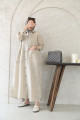 Practical Abaya made of natural linen