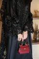 Luxurious taffeta abaya