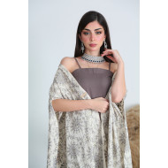 Gray bisht