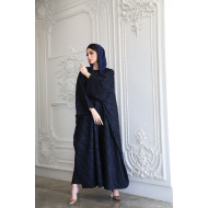 Bahraini abaya in navy blue