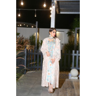 Tiffany mukhawar with beige bisht