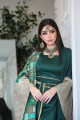 Royal green bisht