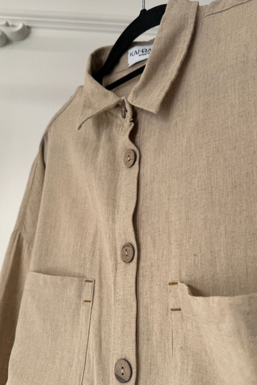 Natural linen shirt