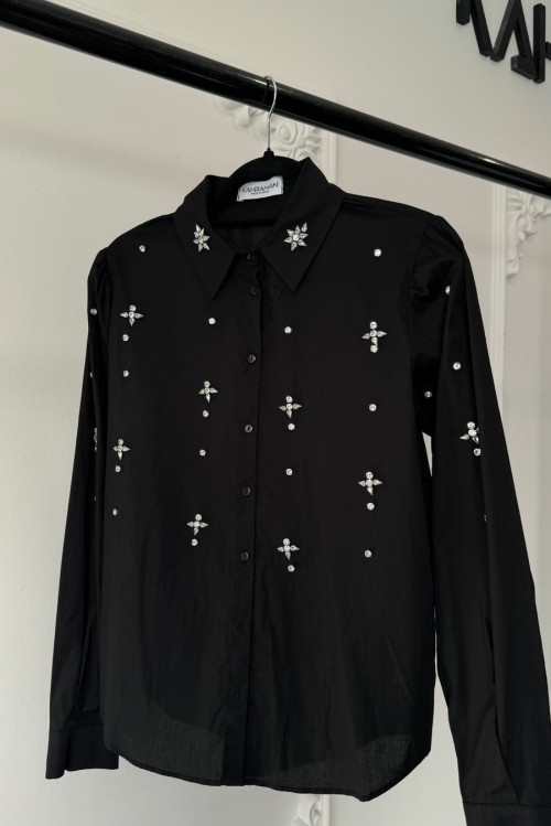 Swarovski black shirt