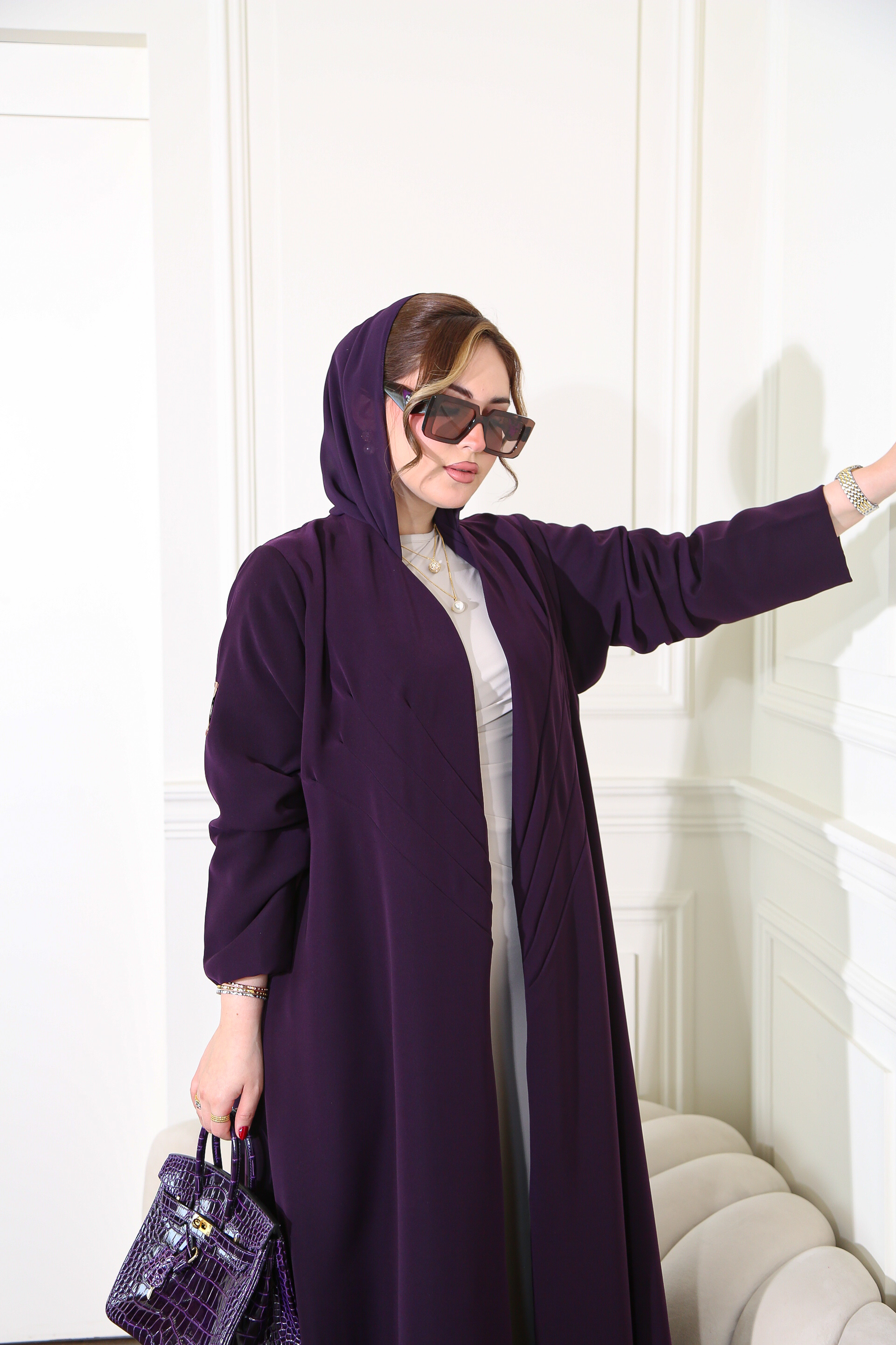 عباية البنفسج - Lining Purple